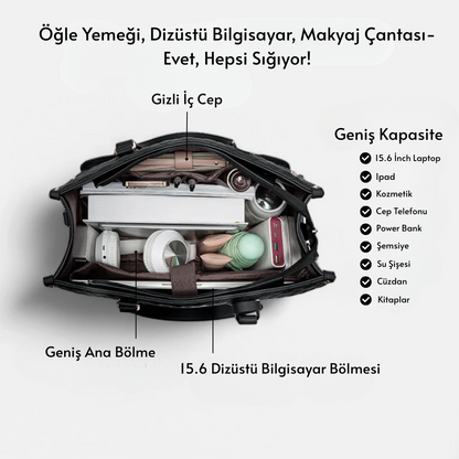 Glarious® 3'ü 1 Arada Tote Çanta
